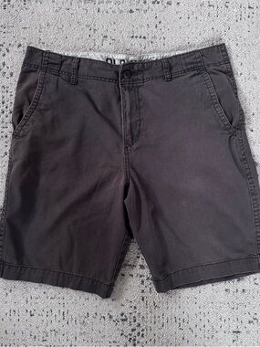 Old Navy Men's Lived-In Straight Khaki Shorts - Brown 34 Waist